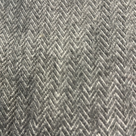 Zara Girls Soft Collection Grey Chevron Two Button Pockets Blazer S 11/12 NWT - Picture 8 of 8